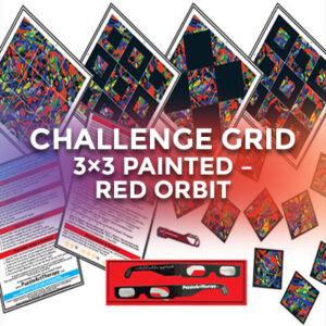 Challenge Grid 3×3 painted – Red Orbit