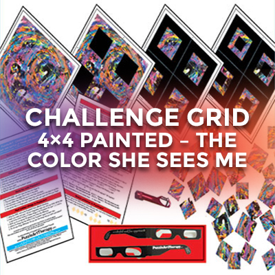 Challenge Grid 4×4 painted – The Color She Sees Me