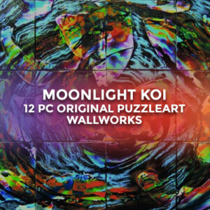 Moonlight Koi – 12 pc Original PuzzleArt™ WallWorks