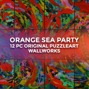 Orange Sea Party – 12 pc Original PuzzleArt™ WallWorks