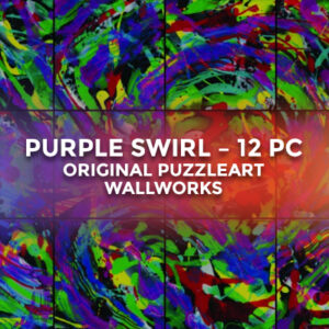 Purple Swirl – 12 pc Original PuzzleArt™ WallWorks
