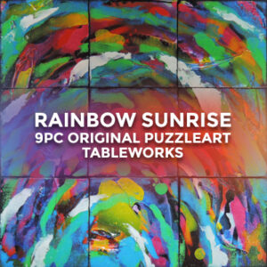 Rainbow Sunrise – 9pc Original PuzzleArt™ TableWorks